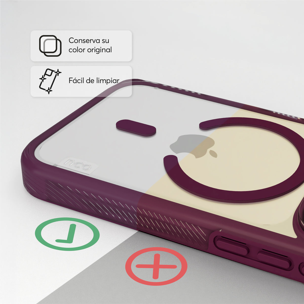 SafeCase Force Baya Morada para iPhone 18 Series Compatible con MagSafe