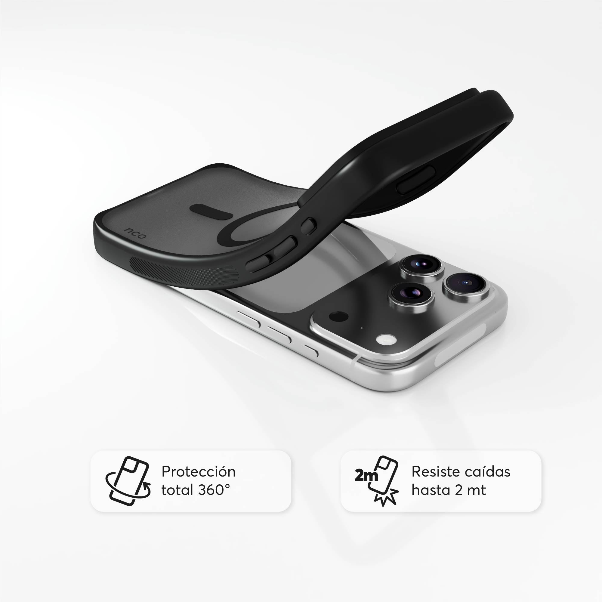 SafeCase Lite Negro para iPhone 17 Series Compatible con MagSafe