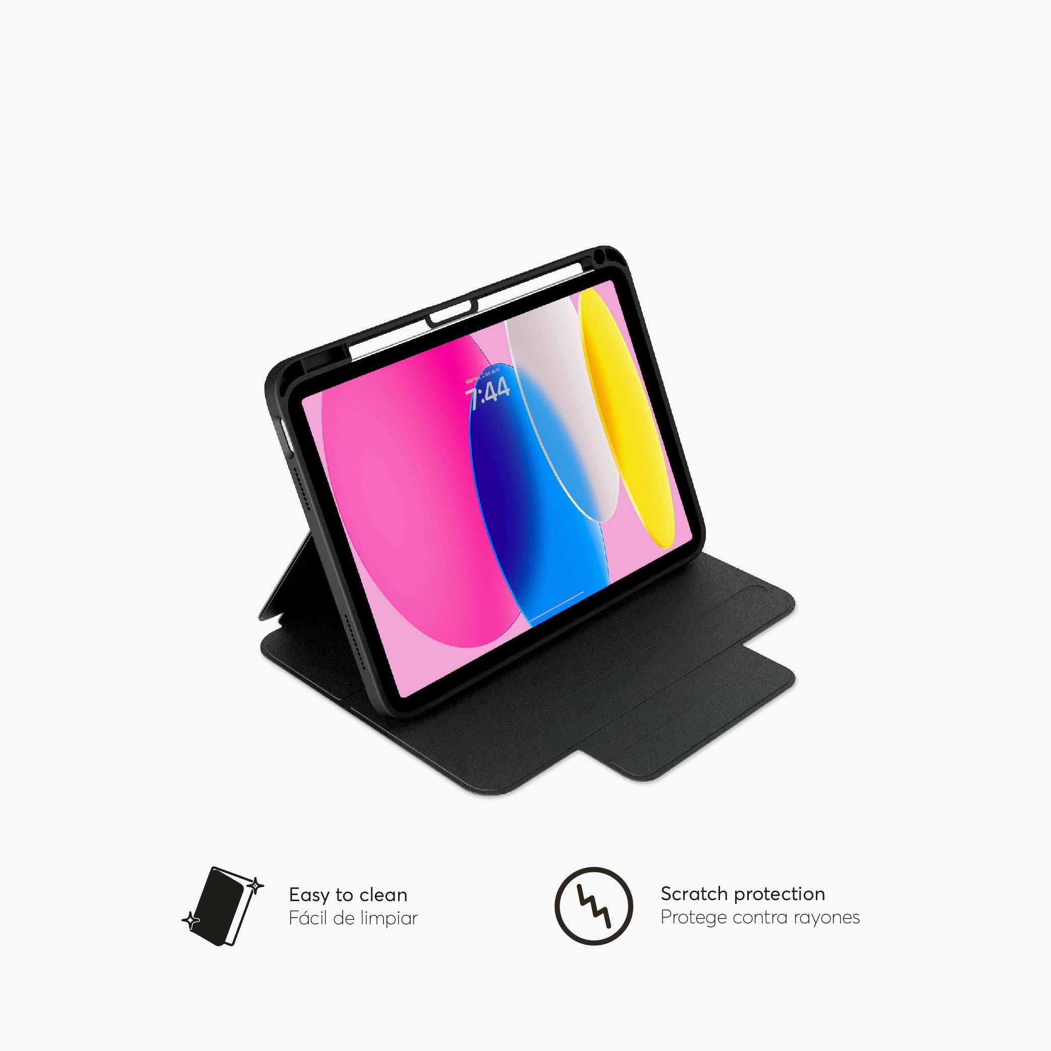 SafeCase Click Royal Black para iPad (M2, M3, M4, M5)