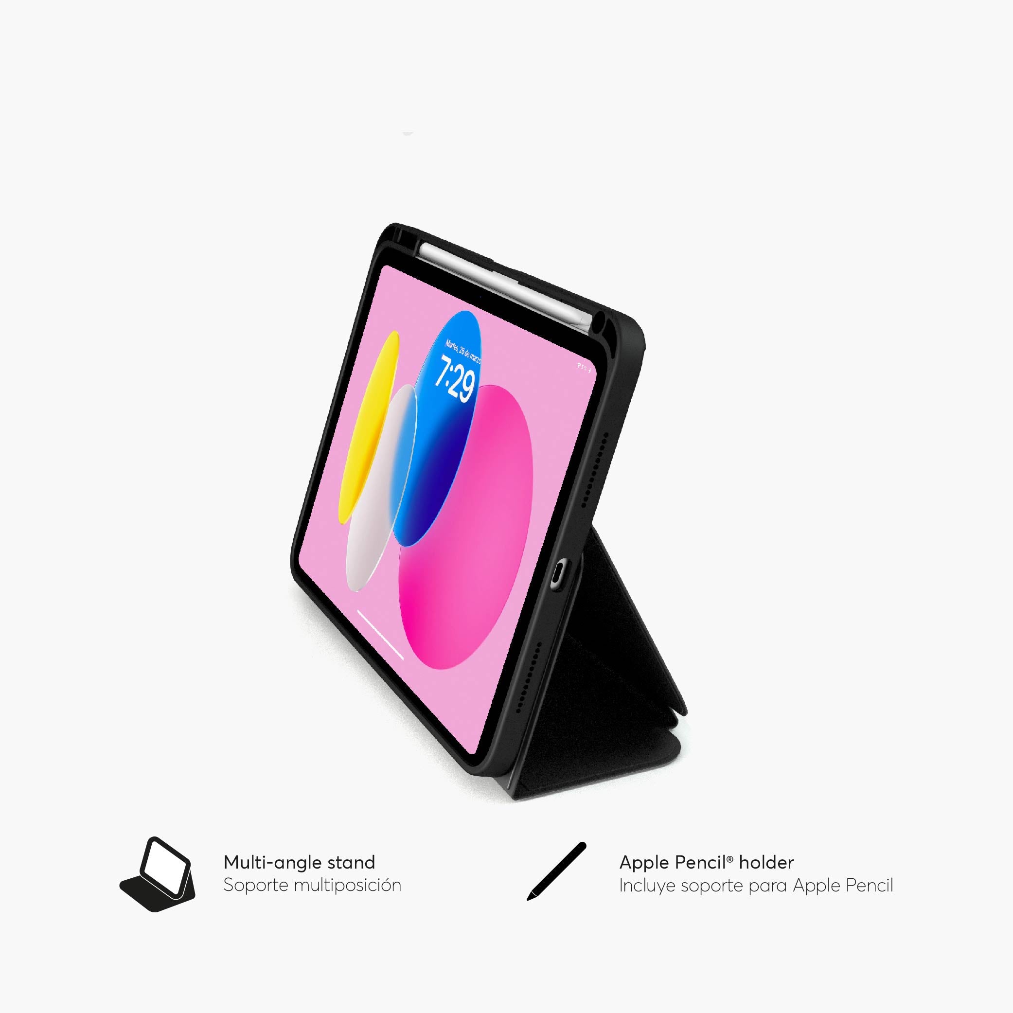 SafeCase Click Royal Black para iPad (M2, M3, M4, M5)