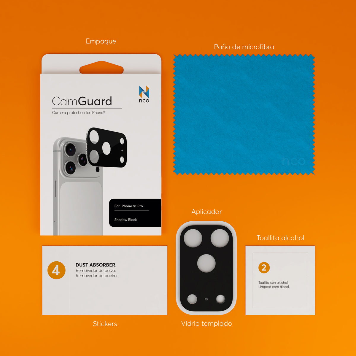CamGuard para iPhone 18 Series Cobertura Total