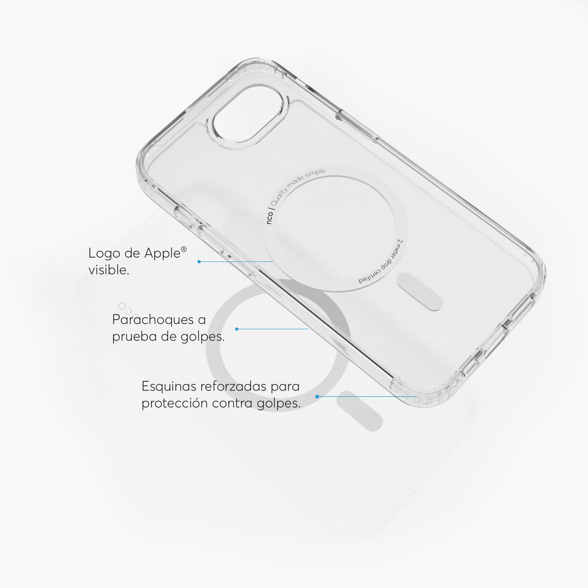 SafeCase Clear para iPhone 17e & 16e