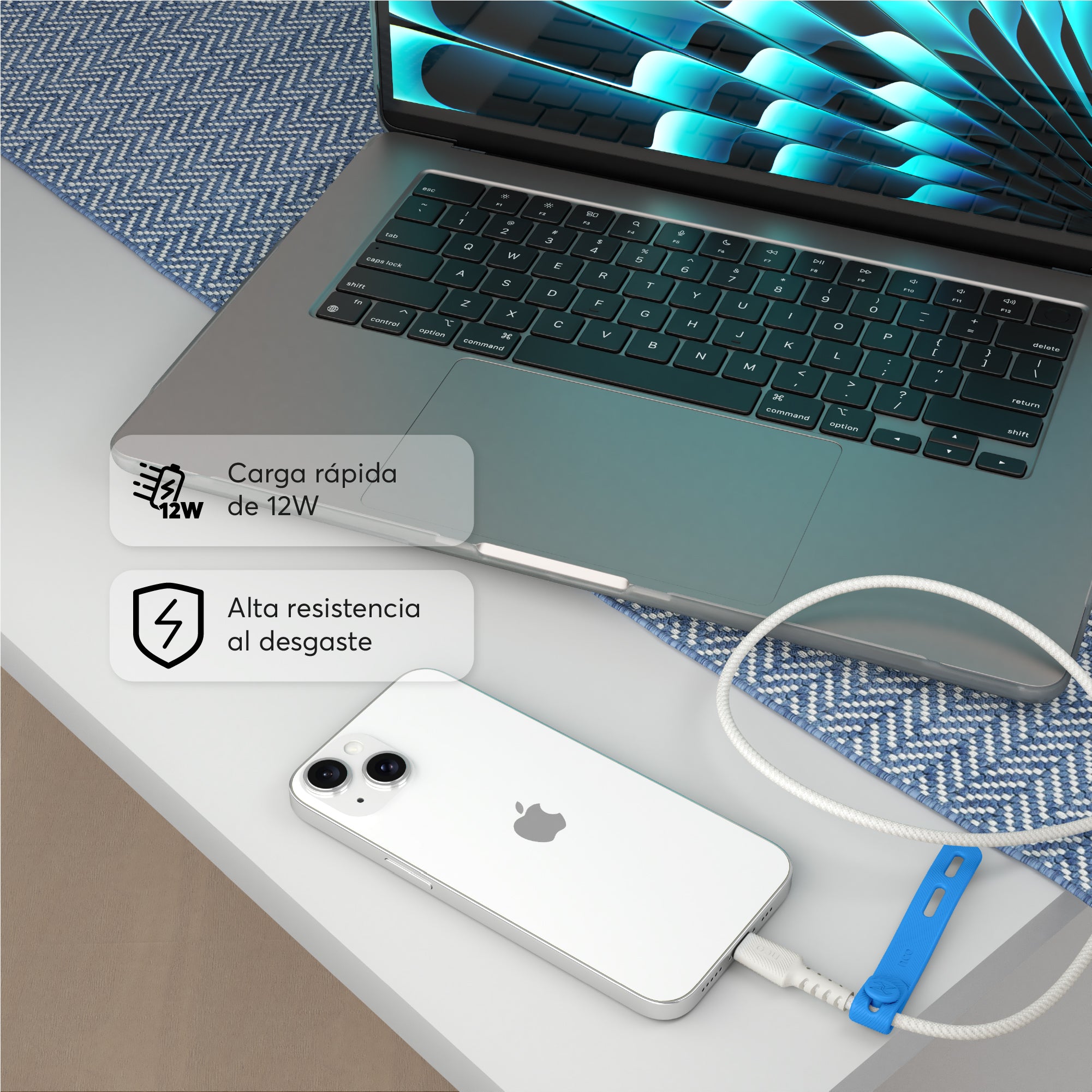 PowerLite Cable USB-A a Lightning