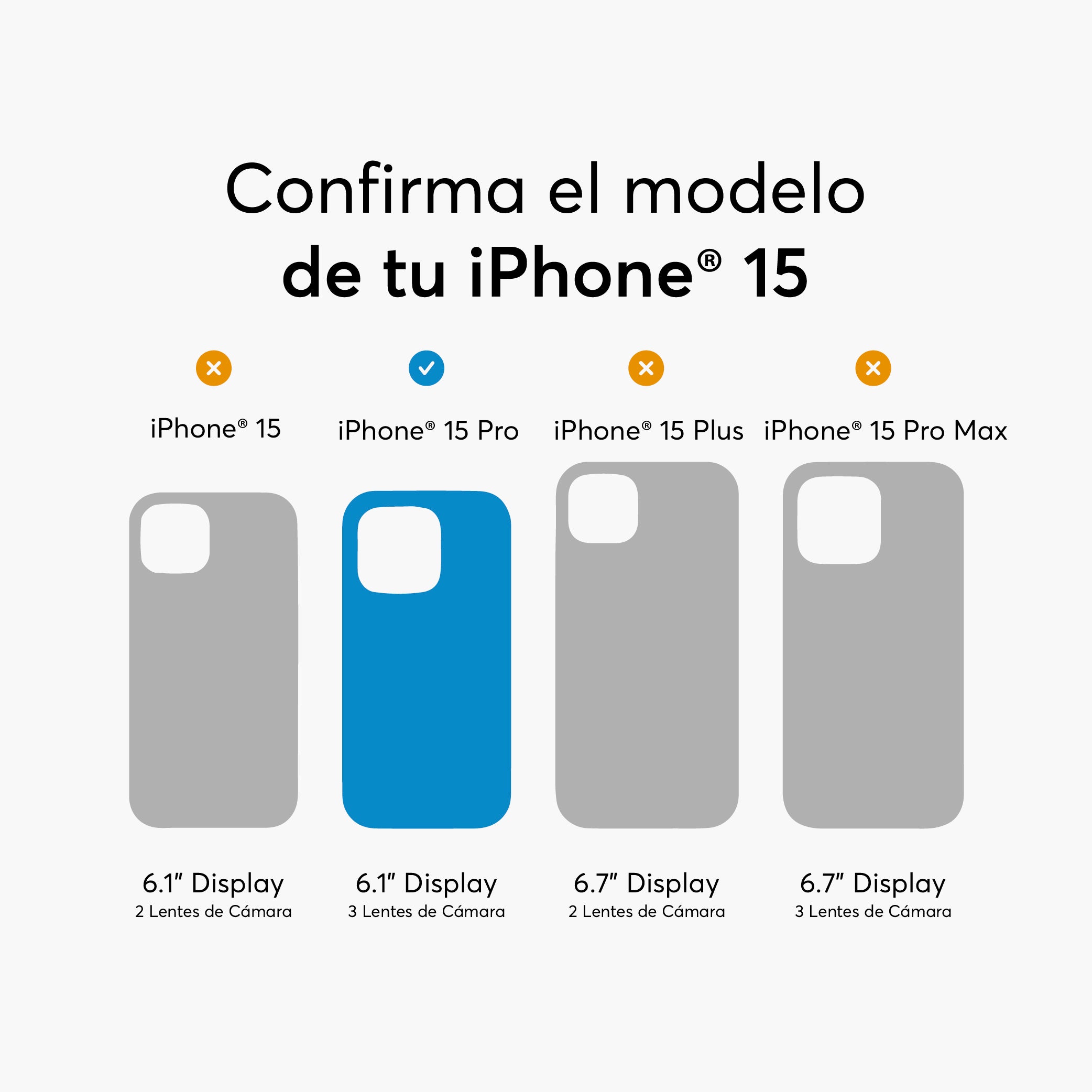 Case SafeCase Force para iPhone 15 pro