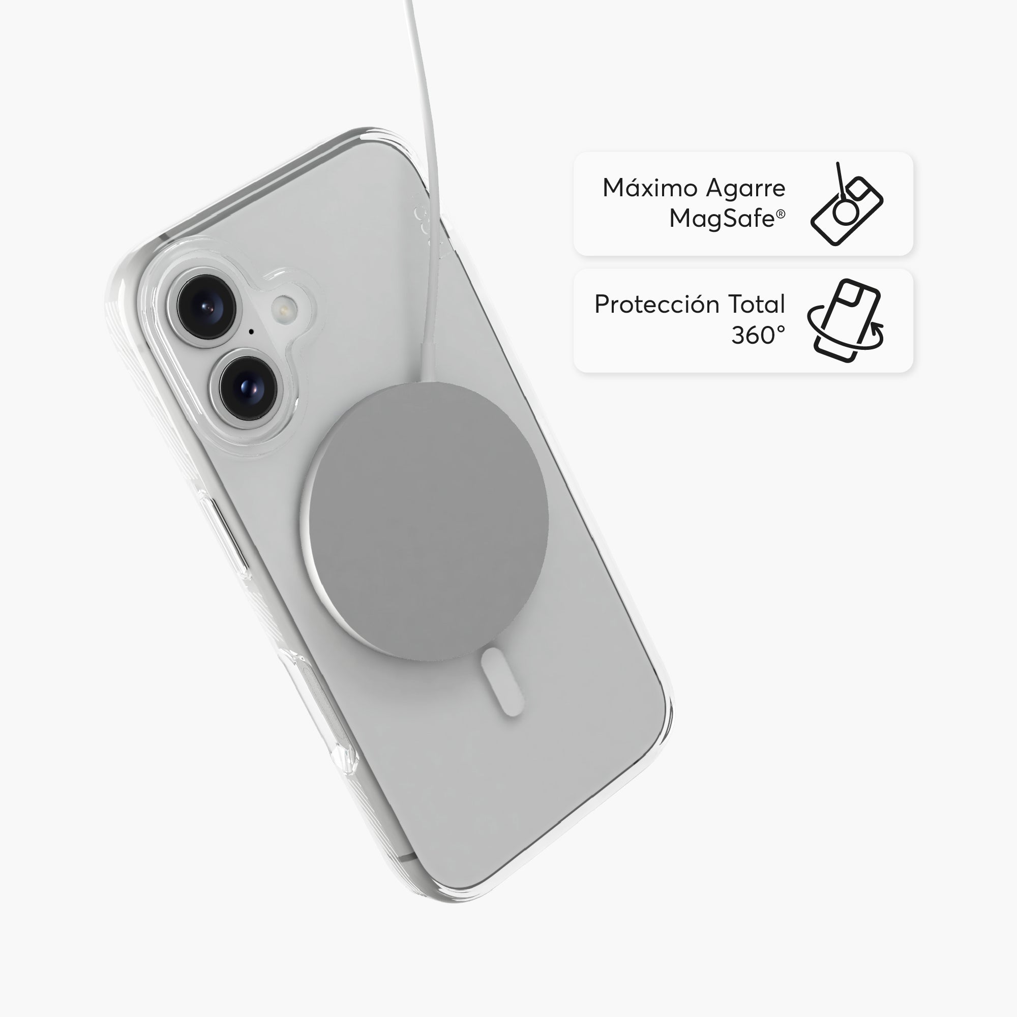 SafeCase Force Clear MagSafe Compatible for iPhone 16 Series