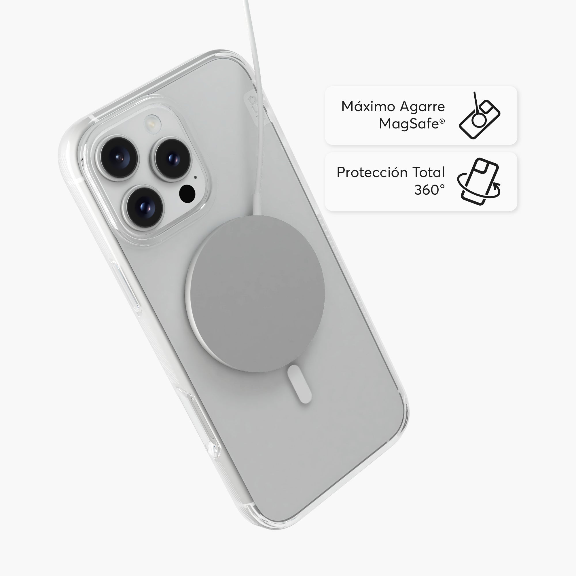 SafeCase Force Clear MagSafe Compatible for iPhone 16 Series