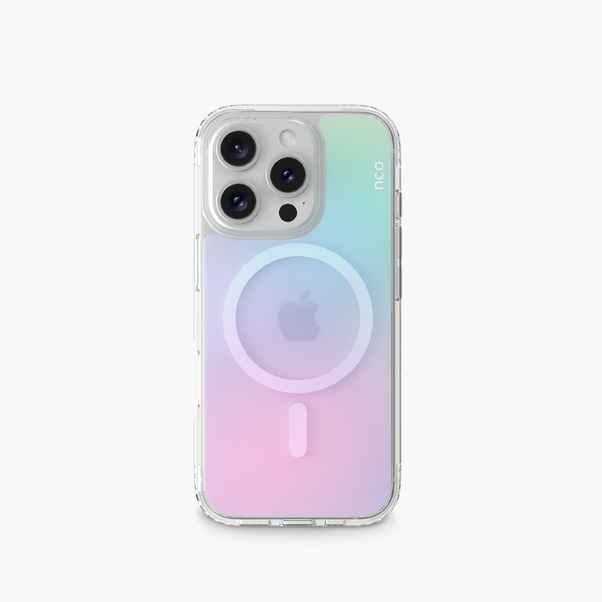 SafeCase Clear Rainbow con MagSafe para iPhone 16