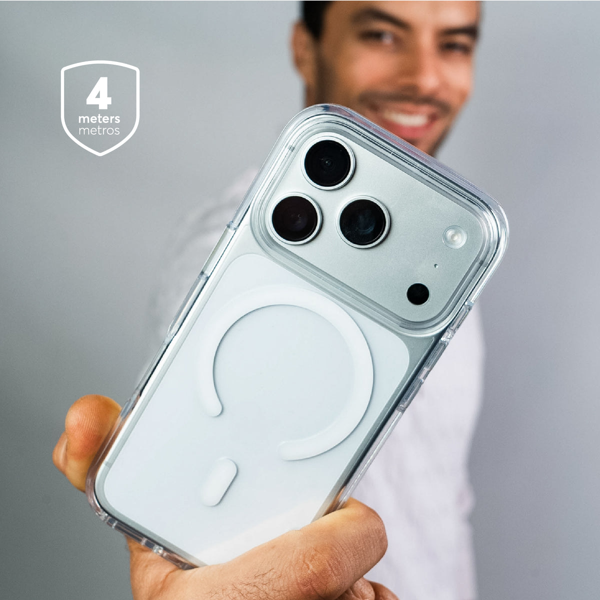 SafeCase Force Crystal para iPhone 18 Series Compatible con MagSafe