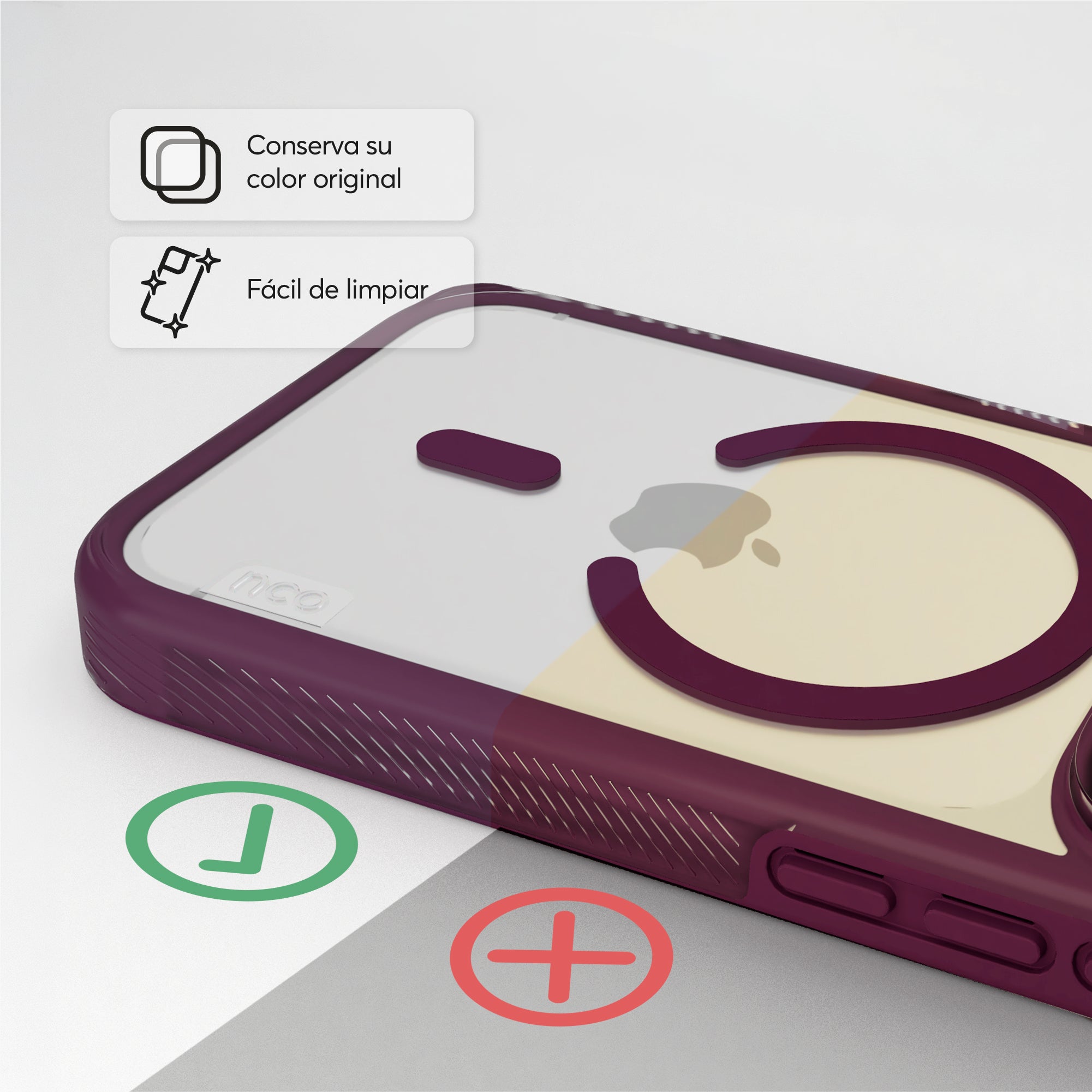 SafeCase Force Baya Morada para iPhone 18 Series Compatible con MagSafe