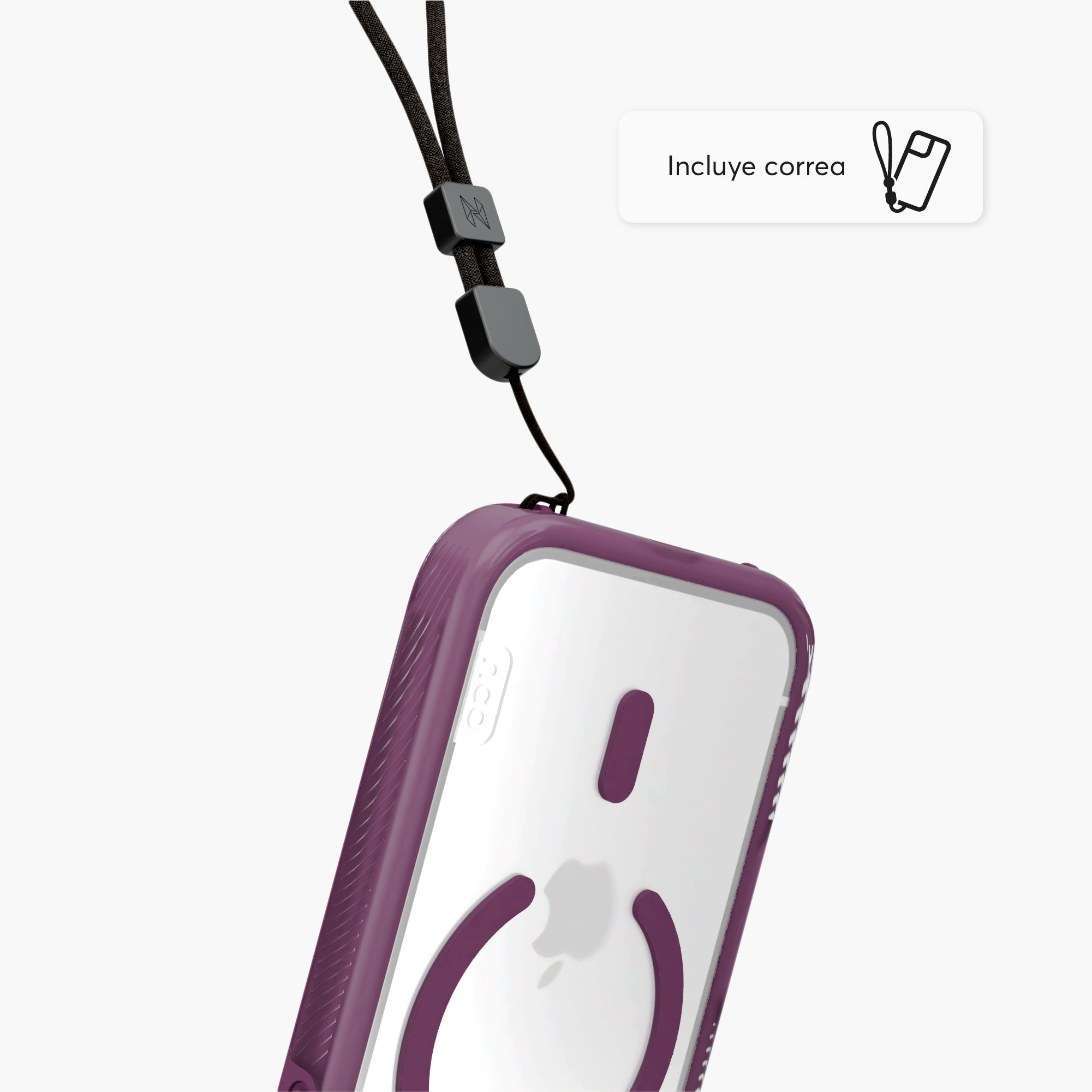 SafeCase Force Baya Morada para iPhone 18 Series Compatible con MagSafe