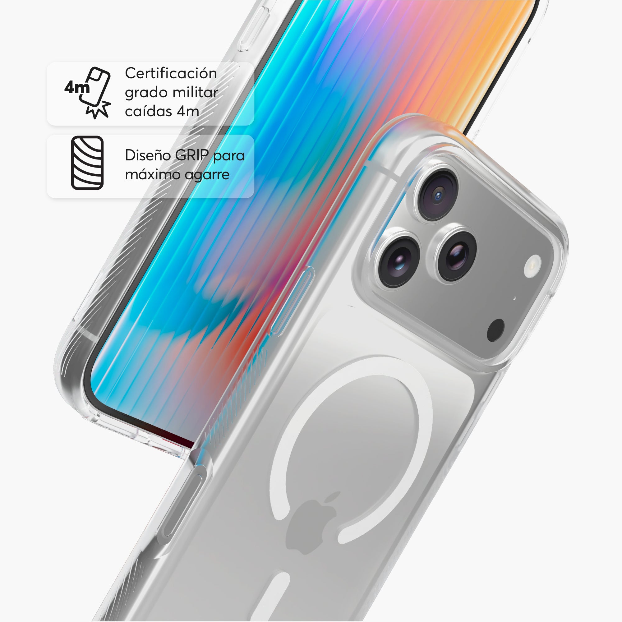SafeCase Force Crystal para iPhone 18 Series Compatible con MagSafe