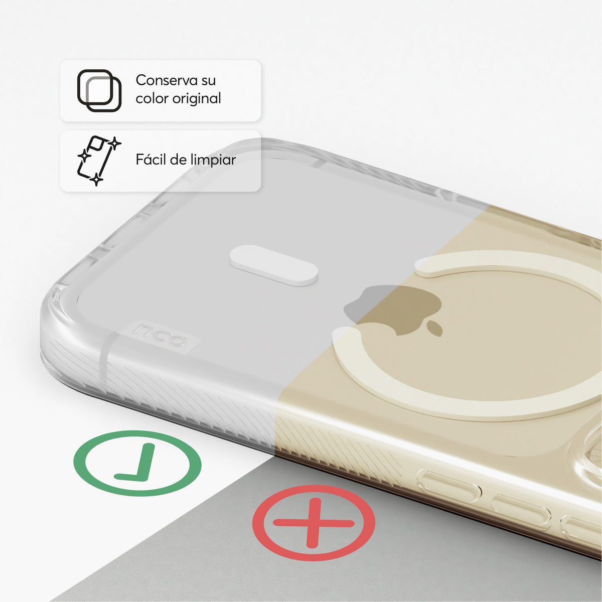 SafeCase Force Crystal para iPhone 18 Series Compatible con MagSafe