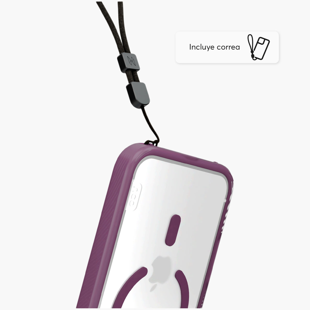 SafeCase Force Baya Morada para iPhone 18 Series Compatible con MagSafe
