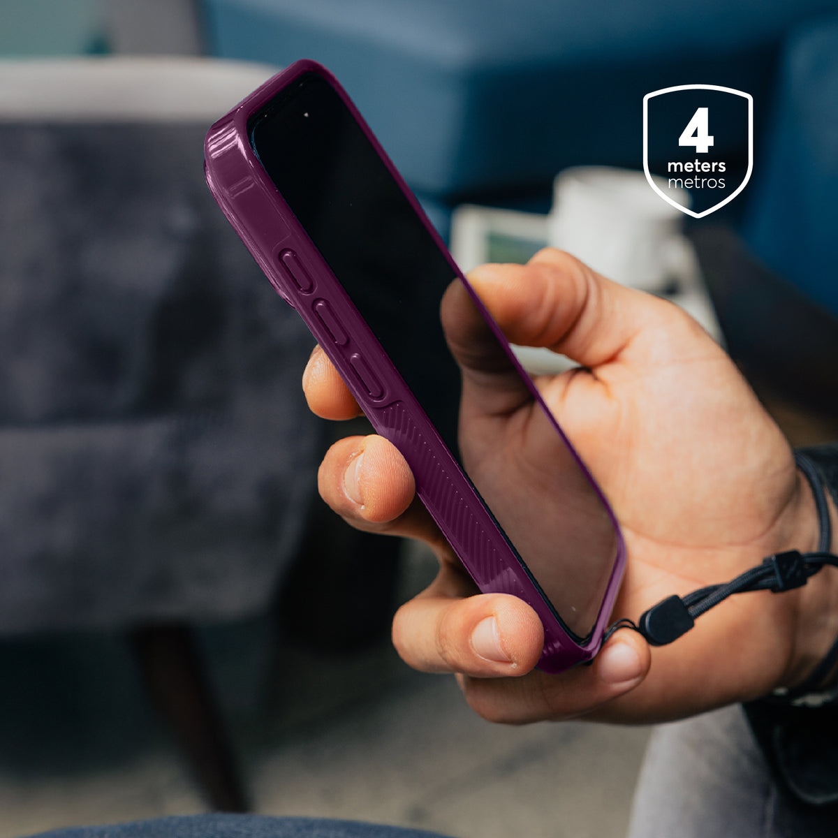 SafeCase Force Baya Morada para iPhone 18 Series Compatible con MagSafe