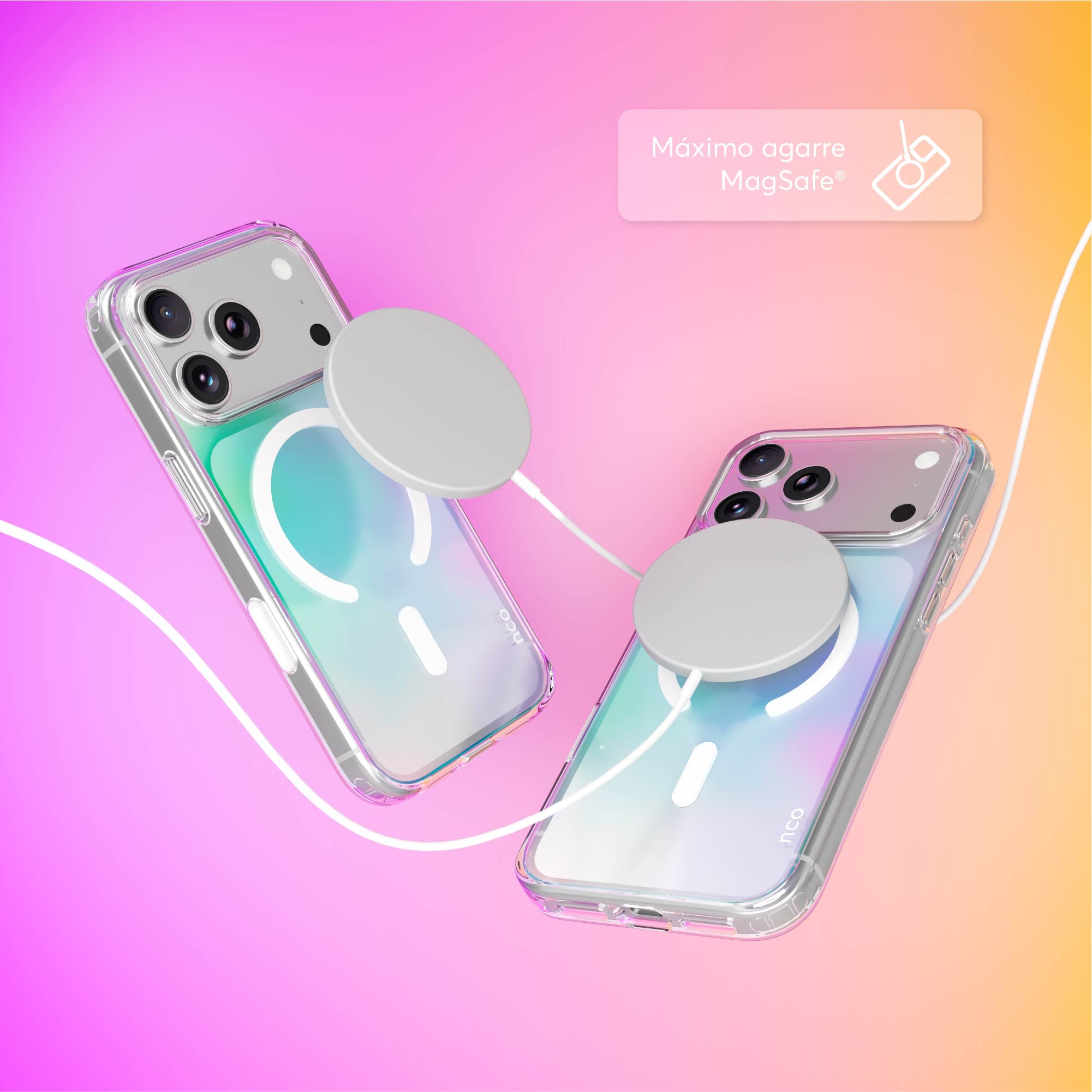 SafeCase Rainbow para iPhone 17 Series Compatible con MagSafe