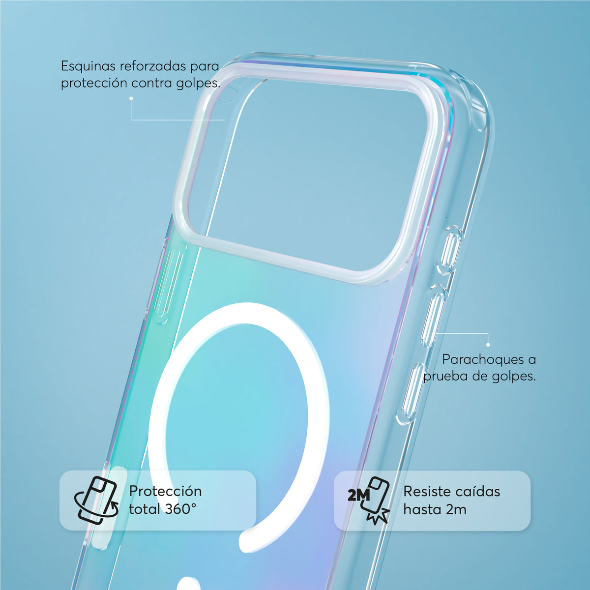 SafeCase Clear para iPhone 18 Series Compatible con MagSafe