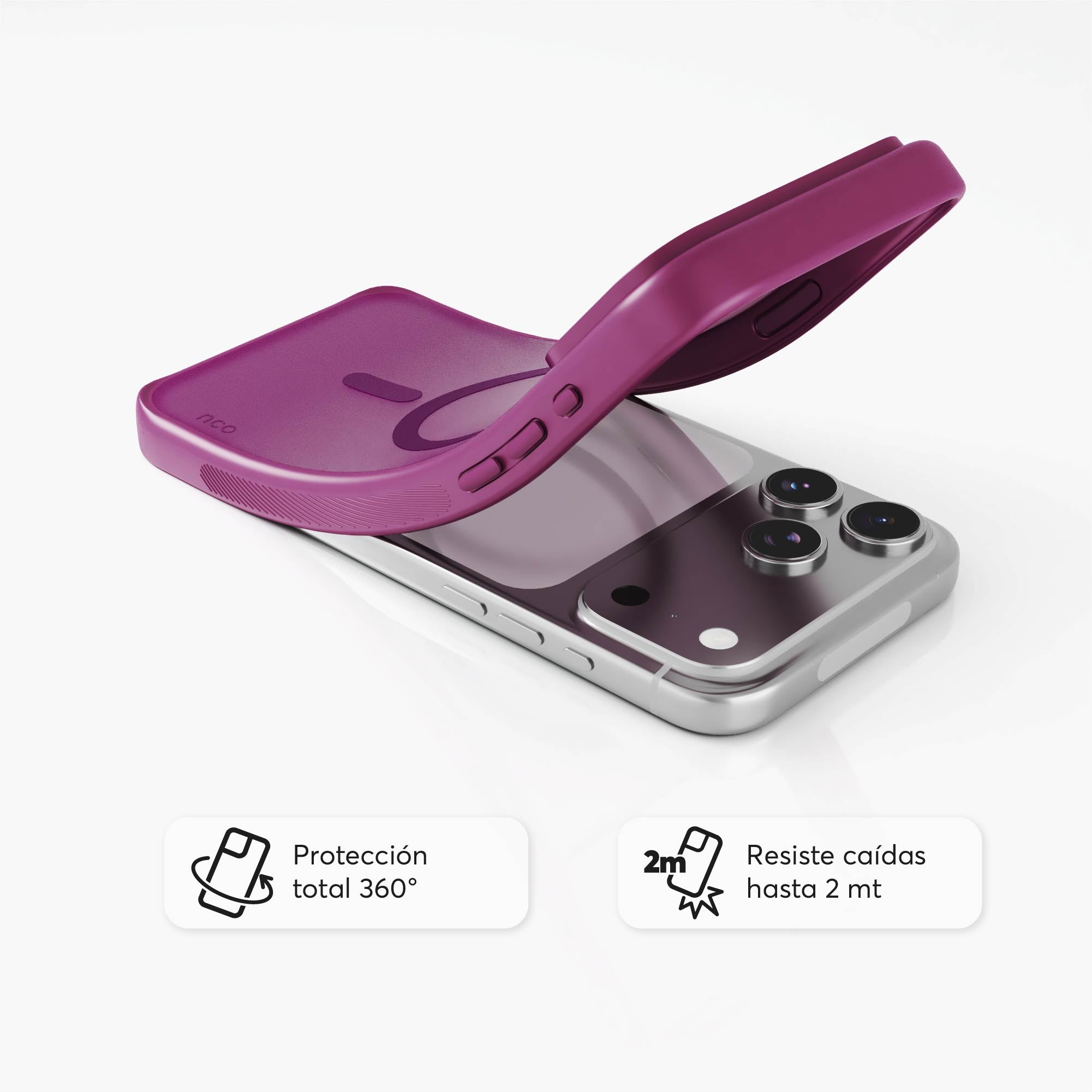 SafeCase Lite Magenta para iPhone 17 Series Compatible con MagSafe
