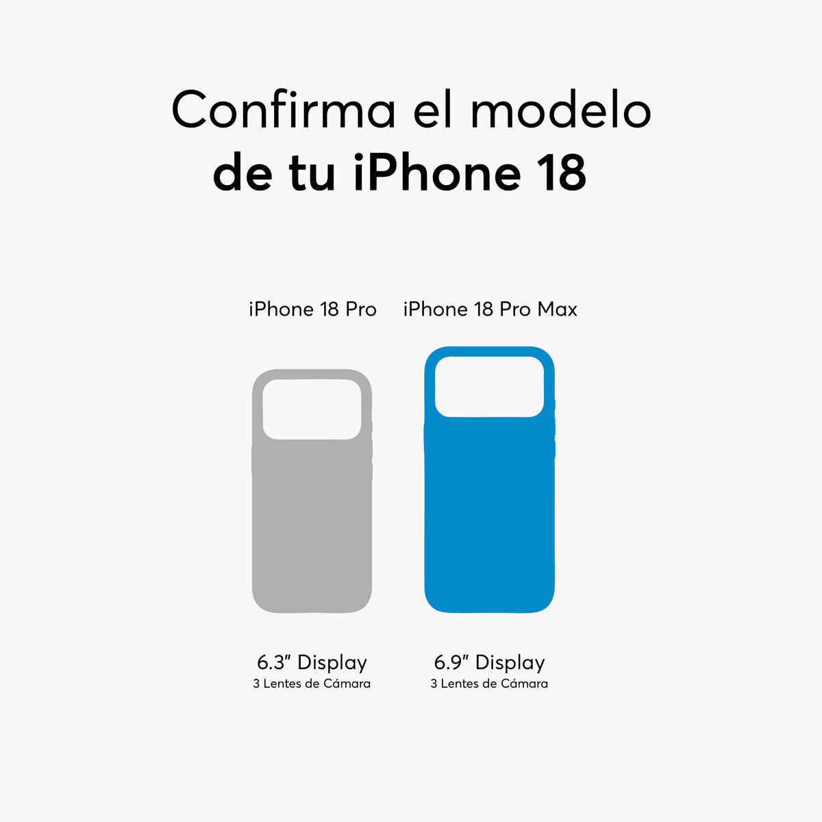 SafeCase Lite Negro para iPhone 18 Series Compatible con MagSafe