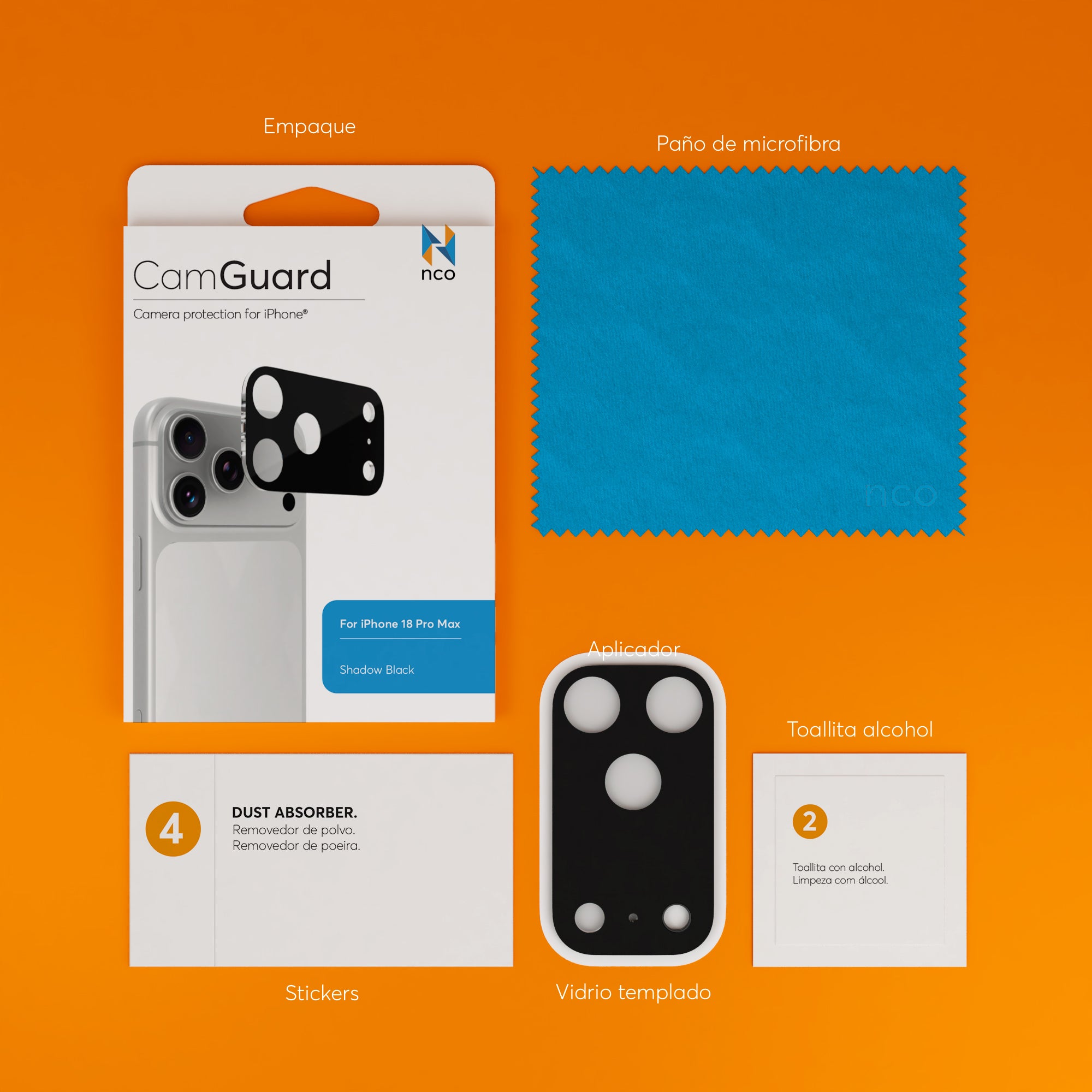 CamGuard para iPhone 18 Series Cobertura Total