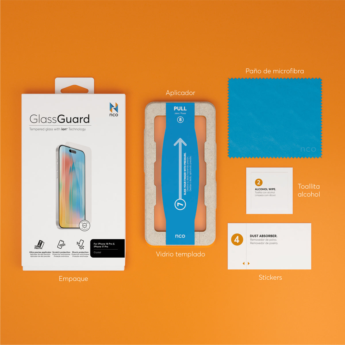 GlassGuard ion+ para iPhone 18 Series