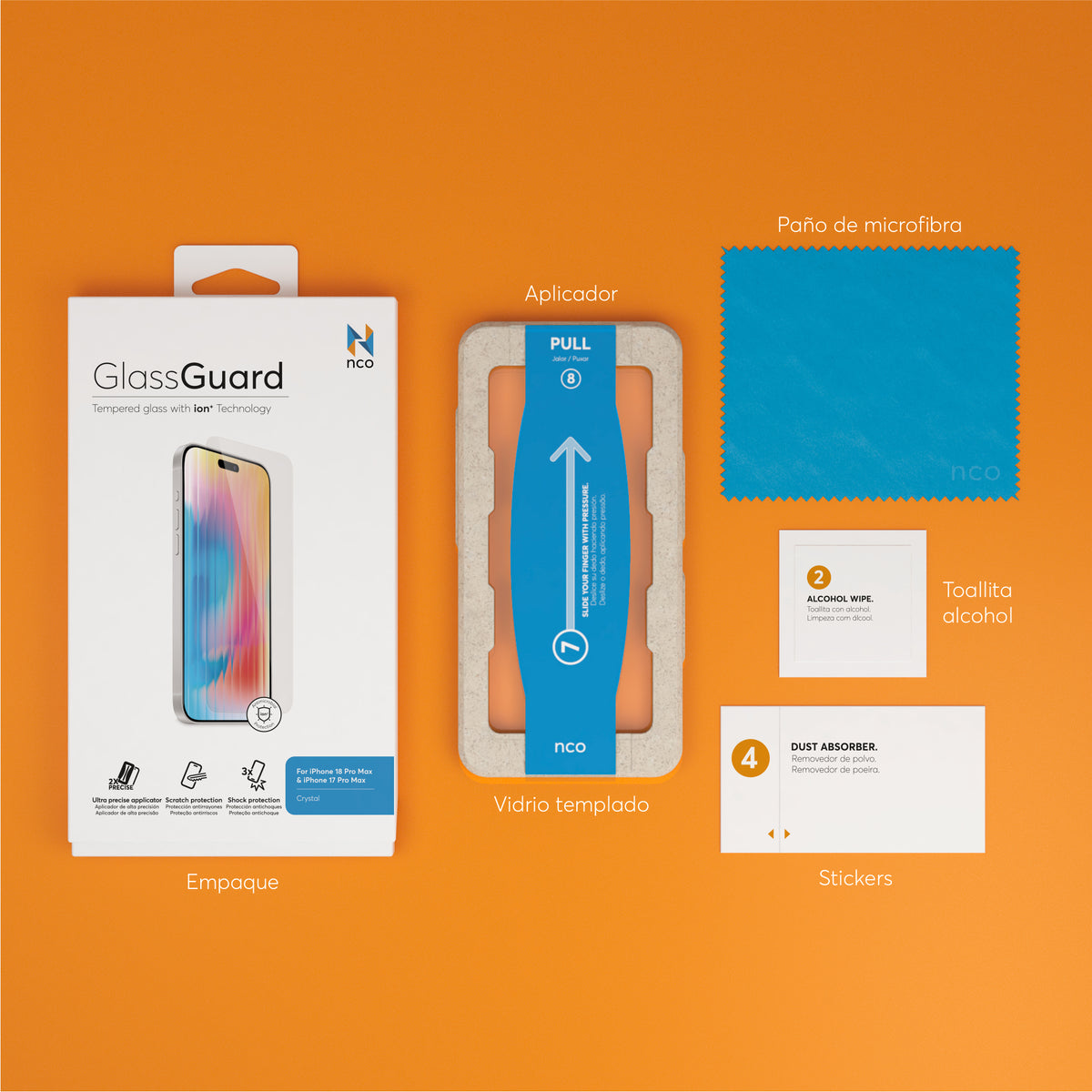 GlassGuard ion+ para iPhone 18 Series
