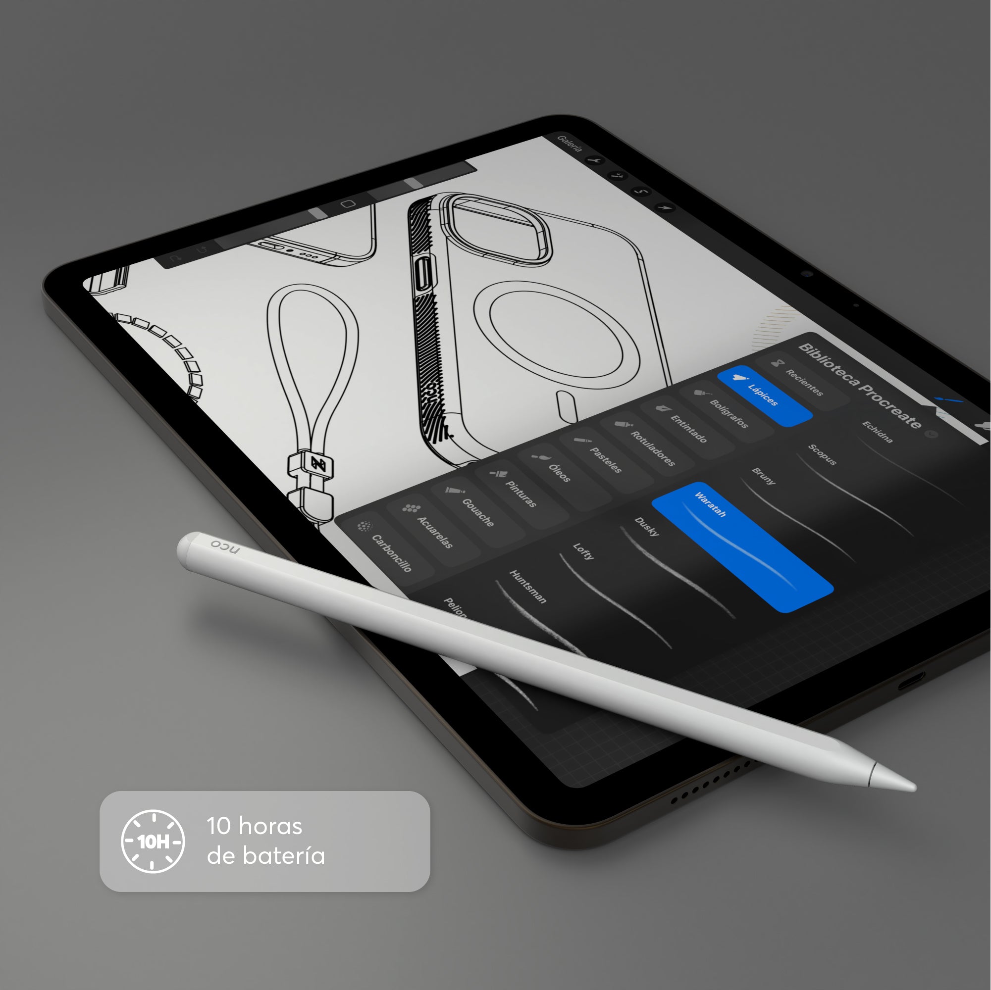 SmartPen Stylus Wireless charging para iPad