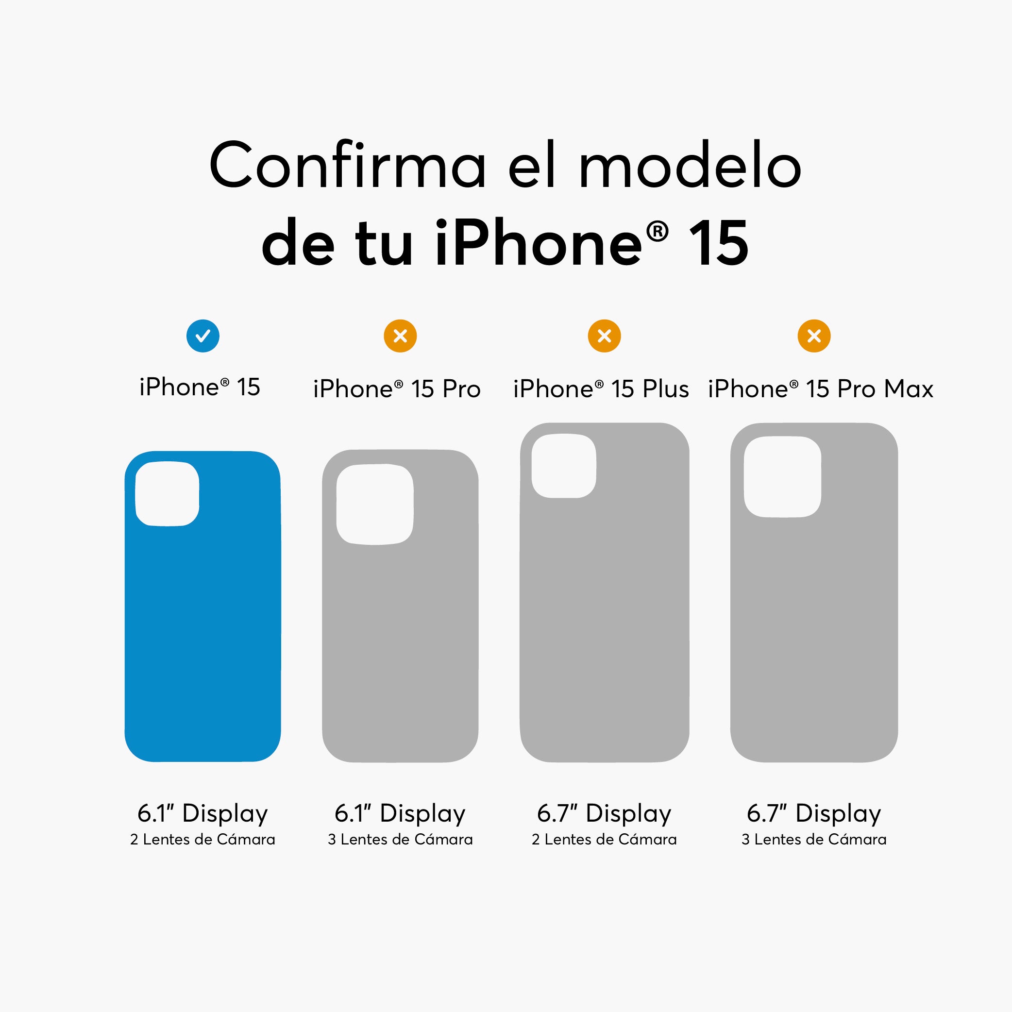 Protege tu nuevo iPhone 15, iPhone 15 Plus, iPhone 15 Pro o iPhone 15 Pro  Max