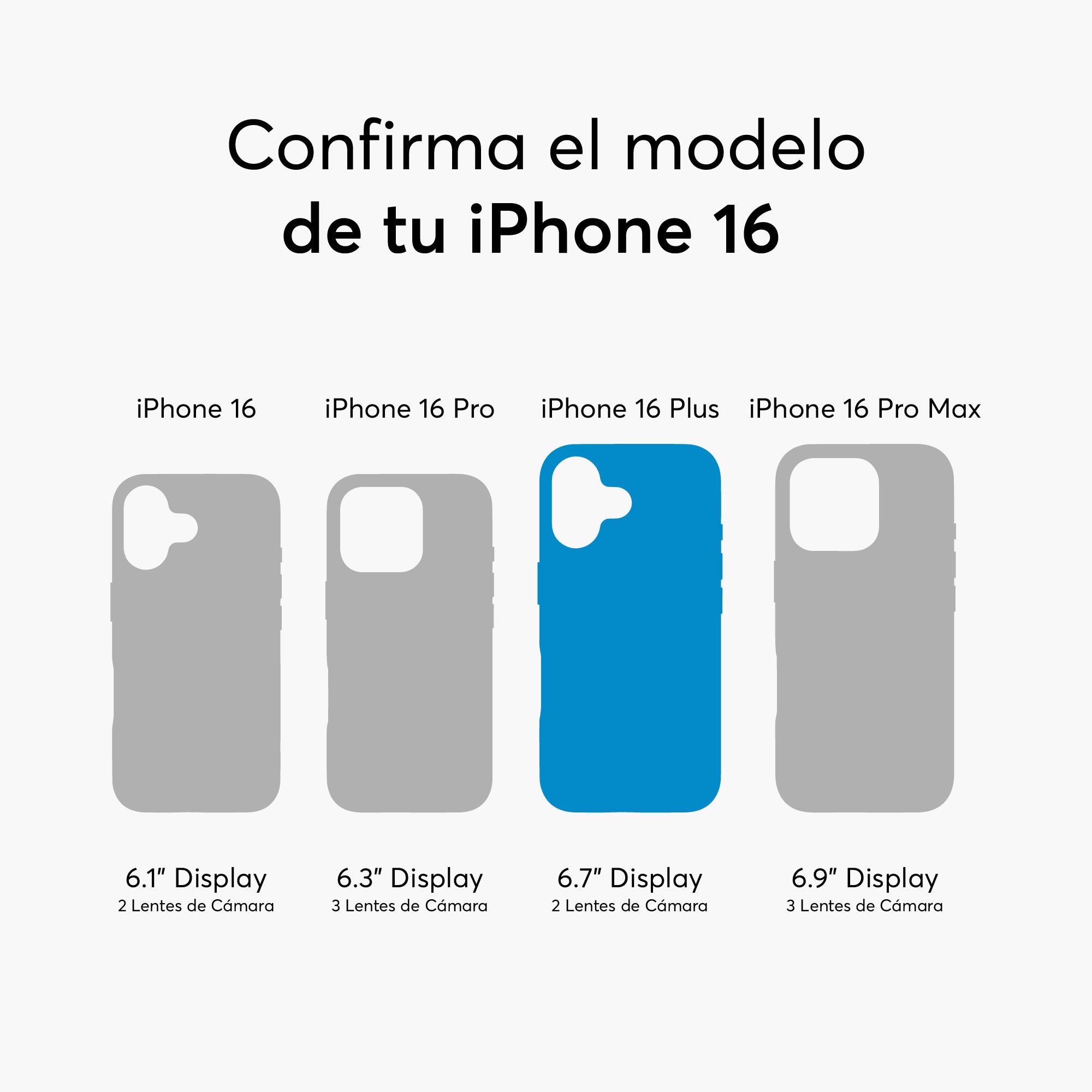 SafeCase Clear para iPhone 16 Series