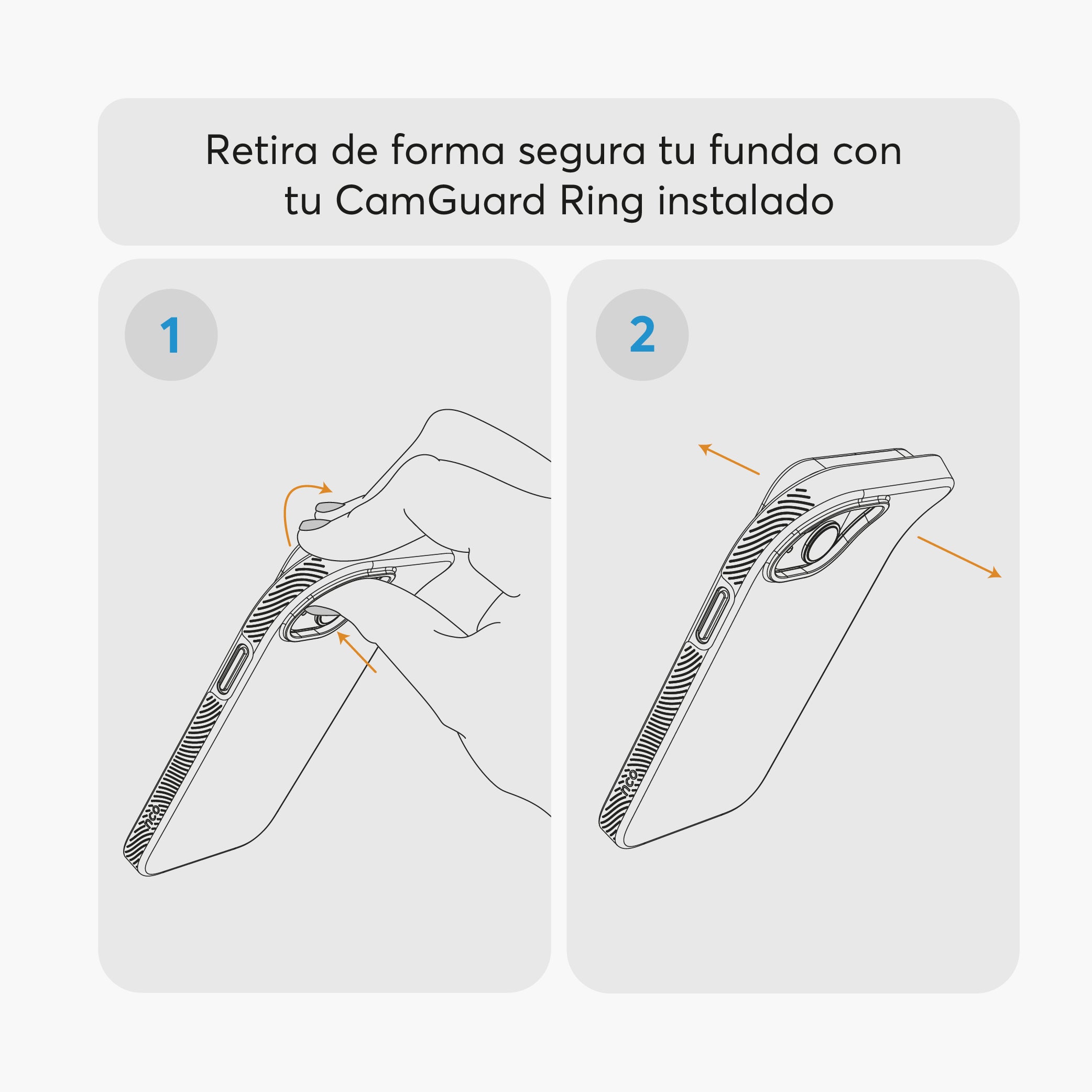 Protector de Lente NCO CamGuard Ring iPhone 15 Pro / 15 Pro Max