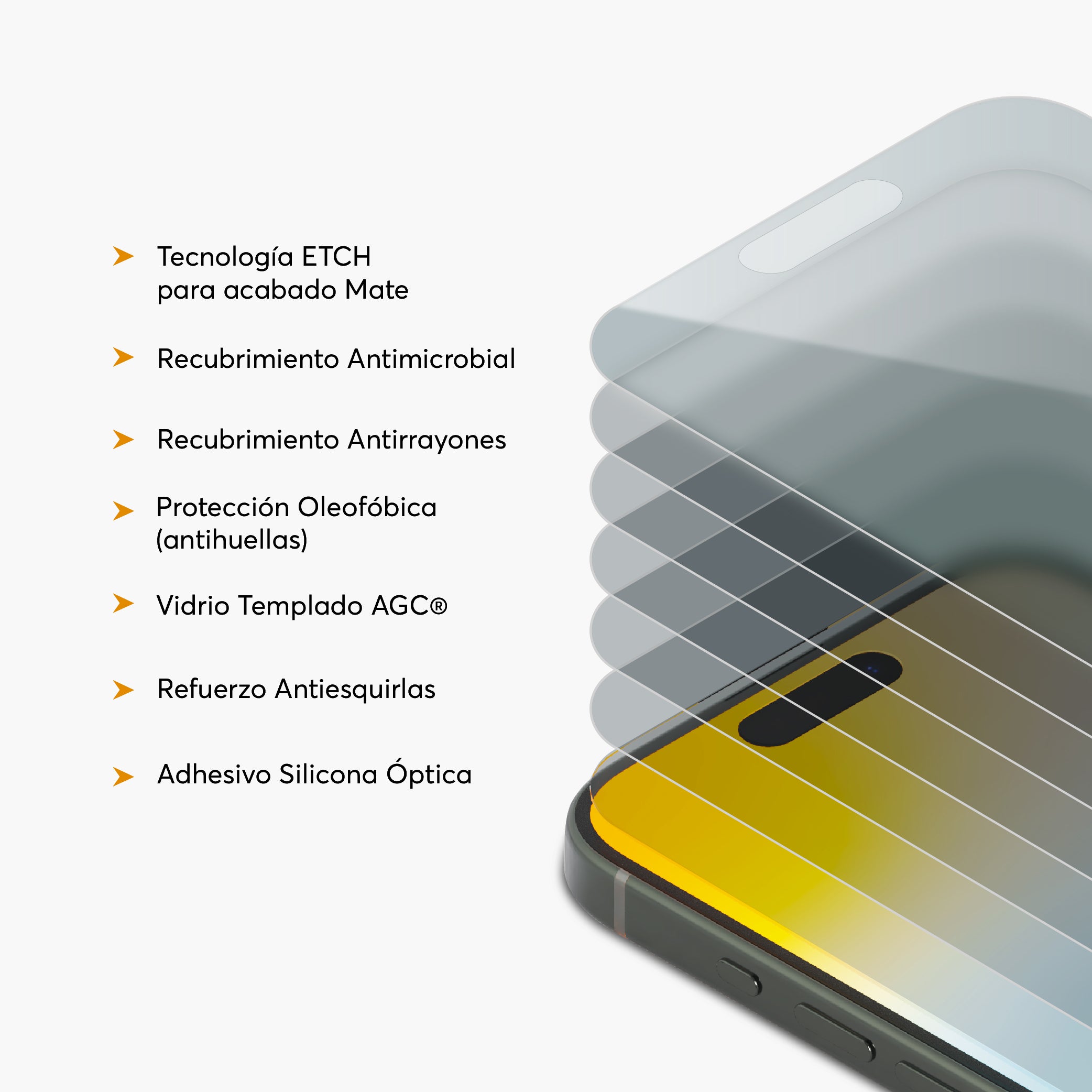 Screen Protector NanoGlass device iphone 15