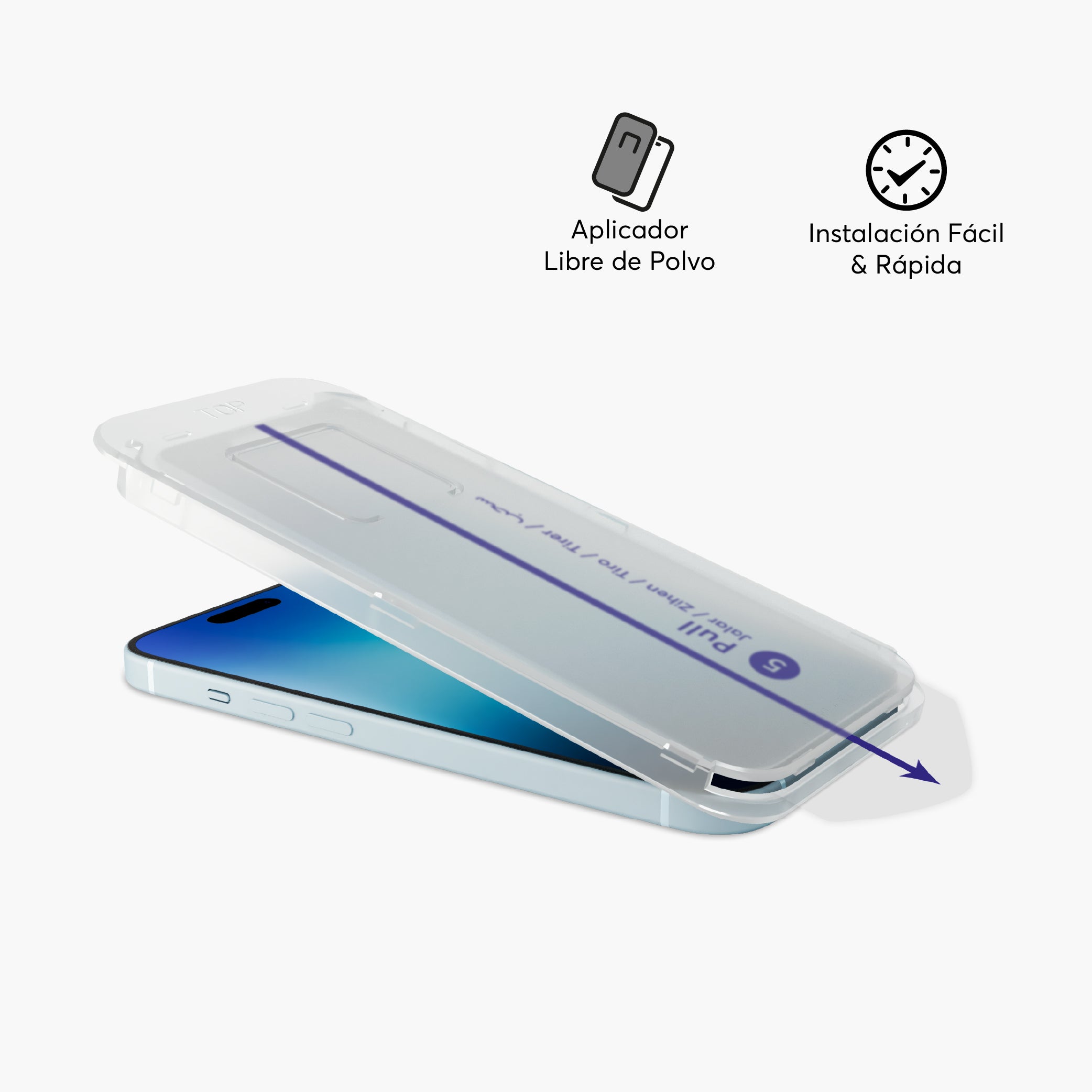 Screen Protector NanoGlass device iPhone 15 plus