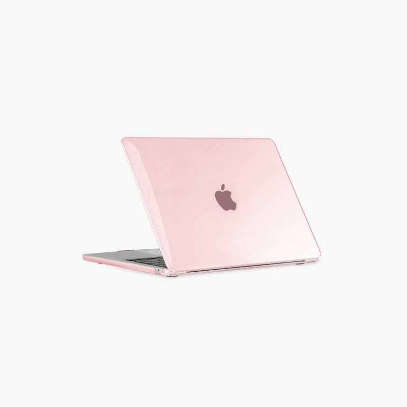 HardCase for MacBook Air 13.6-inch 2022 M2 Chip Lateral Side Color Crystal Pink