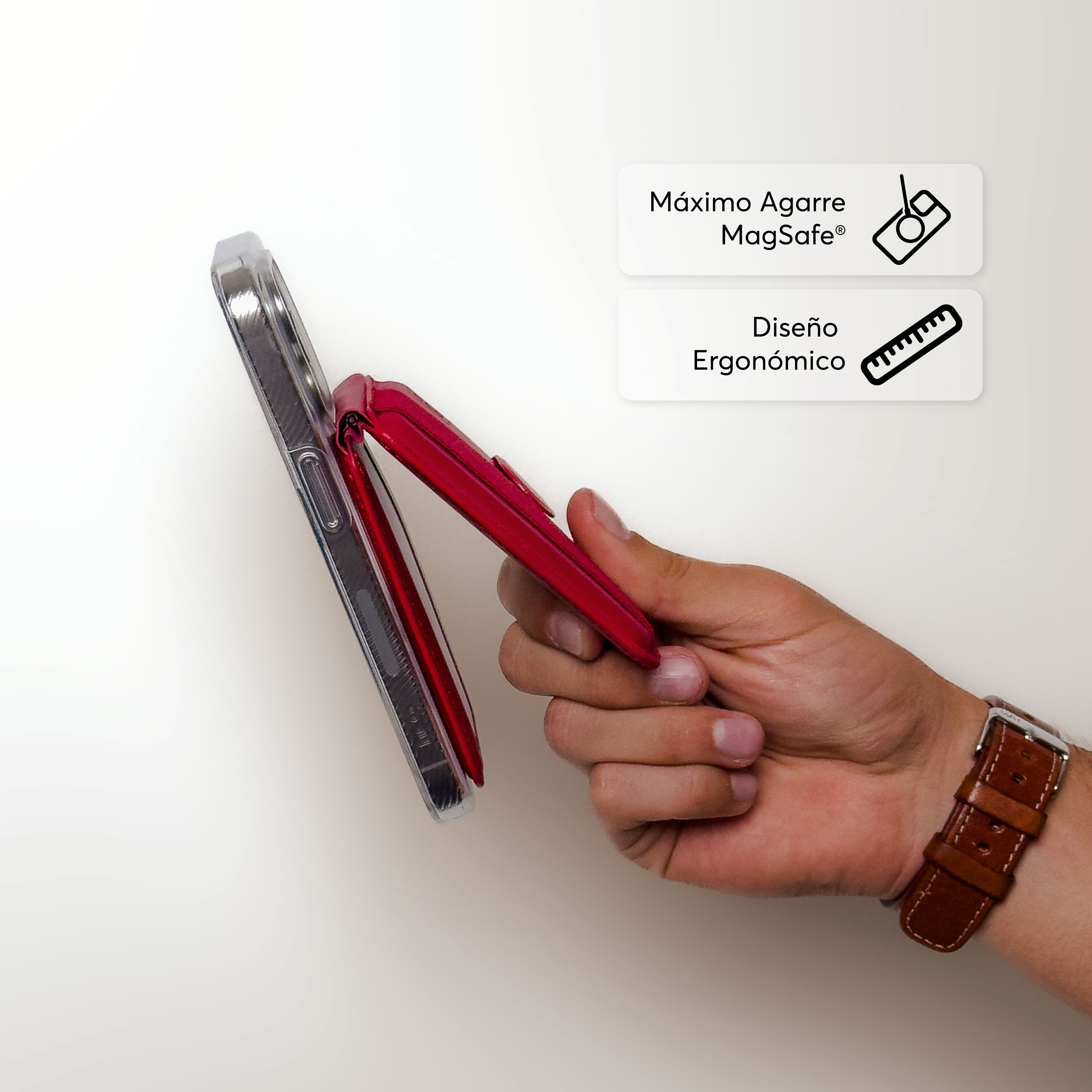 MyWallet Rojo Cereza para iPhone