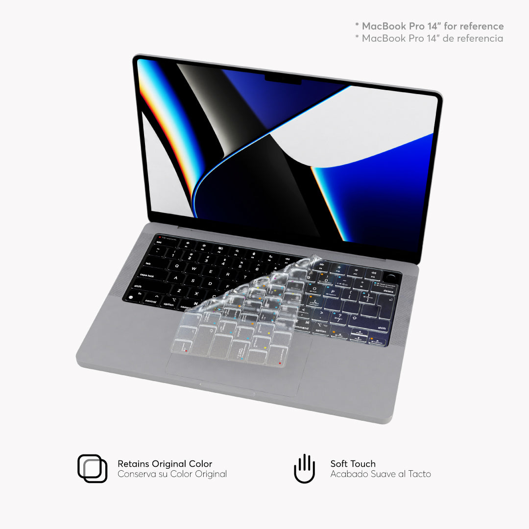 Protector de teclado SmartType ShortCuts para MacBook