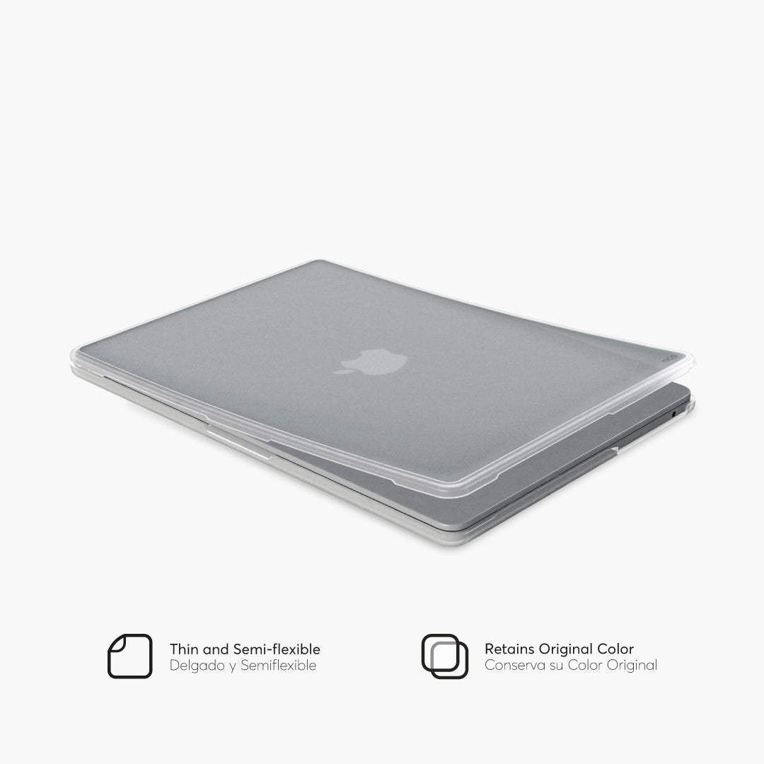 Lunso - pochette de protection - MacBook Air 13 pouces M2 (2022) - Fleur  d'amandier